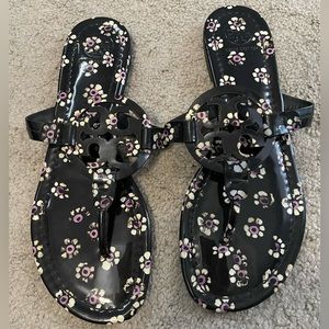 Tory Burch Miller Sandals, Black size 8